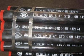 ASTM A106 High Temperature Seamless Carbon Steel Pipe packed for shipping
