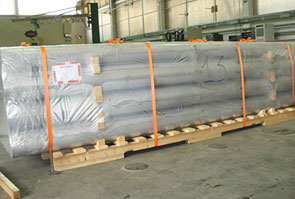ASTM A358 ASME SA358 301 Stainless Steel Seamless Pipe packed for shipping