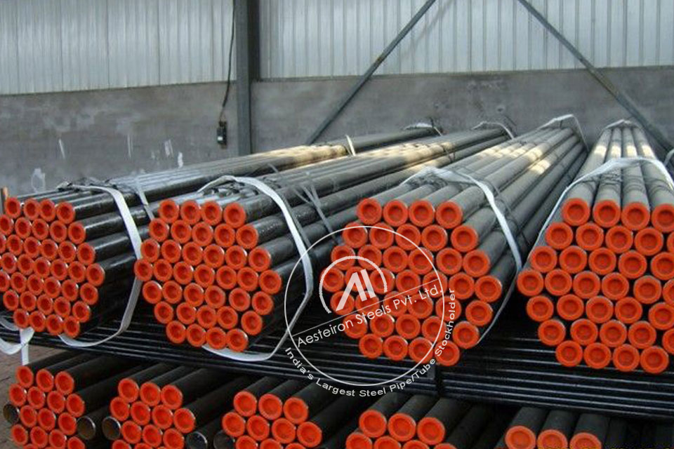 ASTM A213 T21 Alloy Steel Tube in MD Exports LLP Stockyard