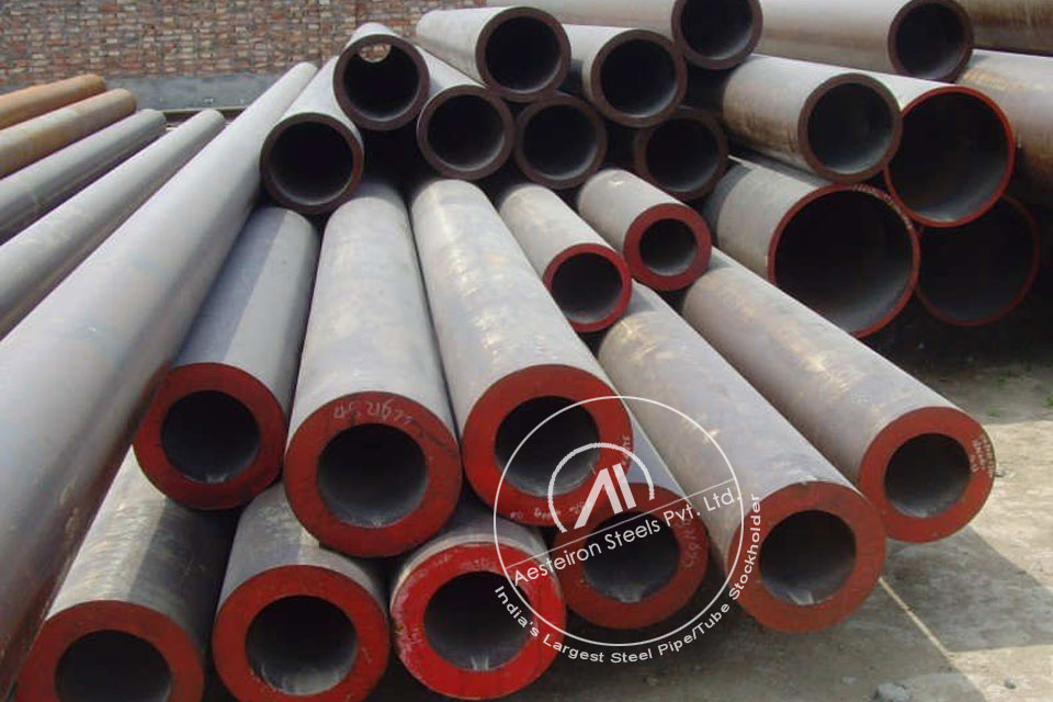ASTM A335 P22 Chrome Moly Pipe in MD Exports LLP Stockyard
