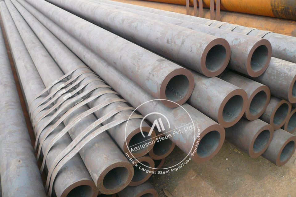 ASTM A335 P9 Chrome Moly Pipe in MD Exports LLP Stockyard