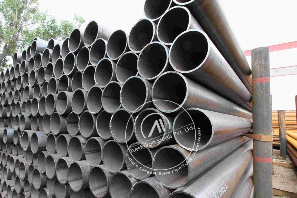 ASTM A369 FP9 Forged Pipe in MD Exports LLP Stockyard
