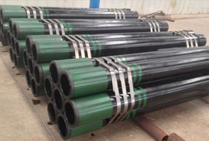 API 5L X46 Pipe packed in MD Exports LLP's stockyard